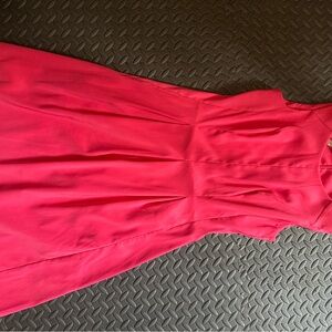 Elegant Pink Sleeveless Dress